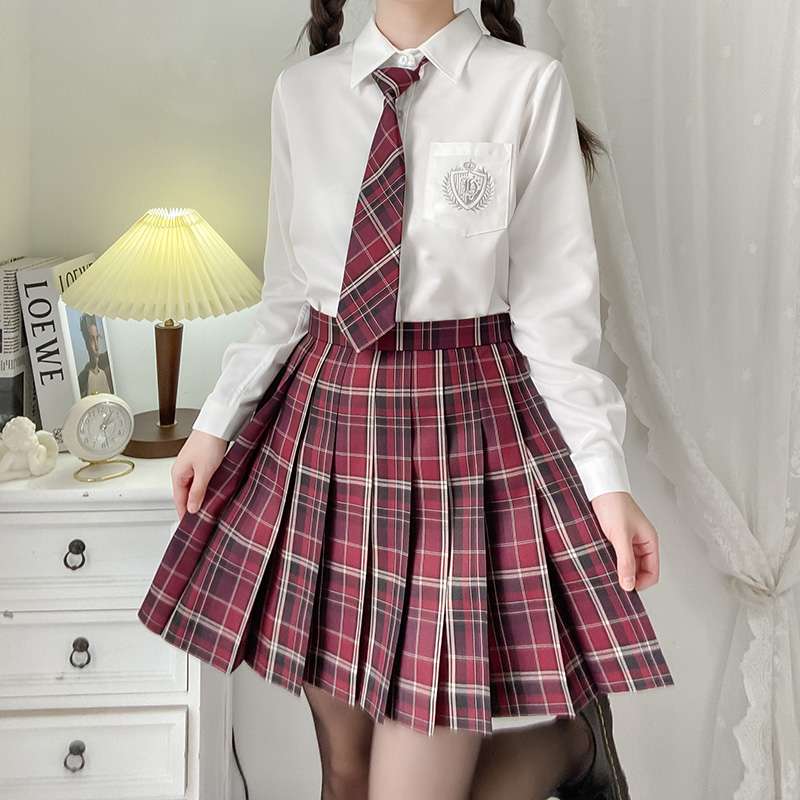 セーラー服  クラシック学園風プリーツスカート制服セット