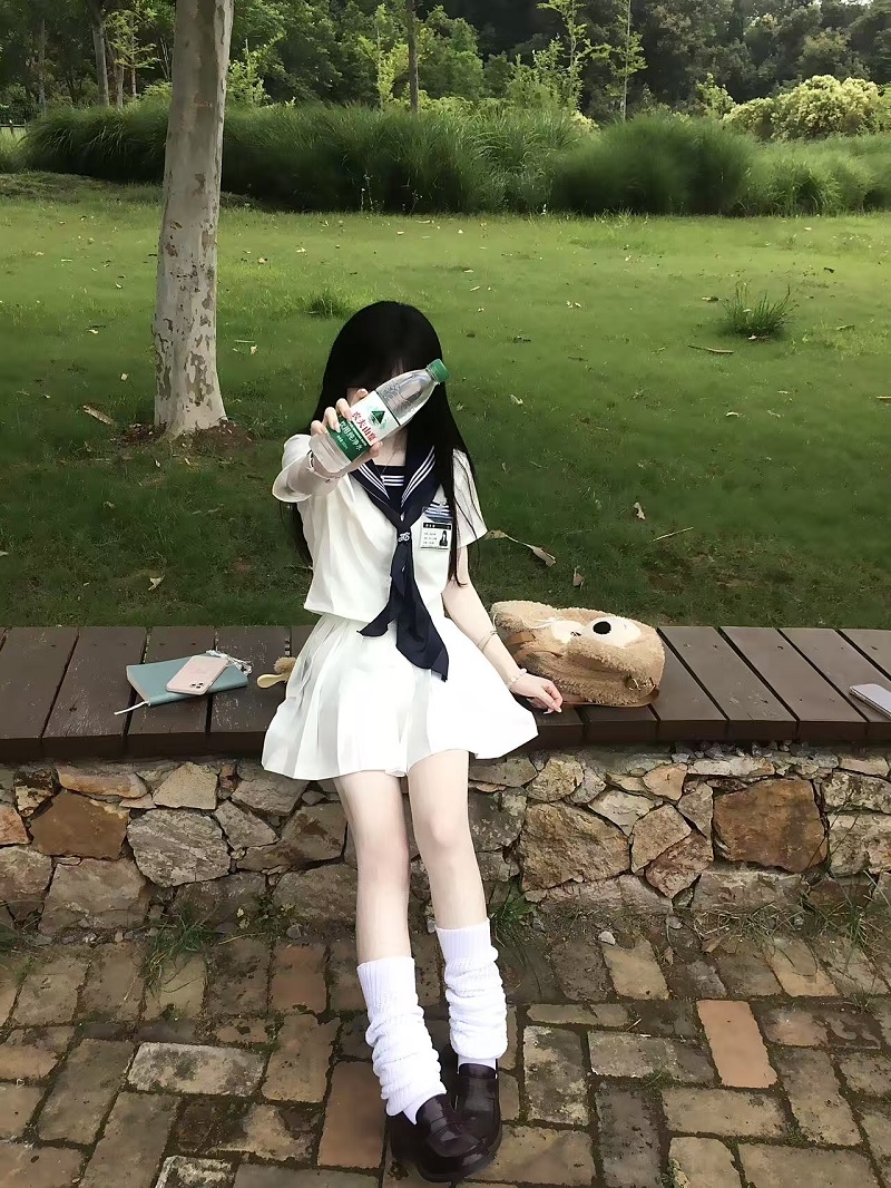 セーラー服 清涼感あふれる伝統セーラー半袖