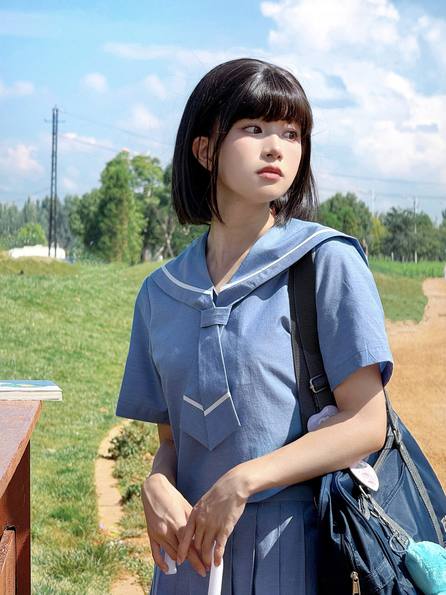 セーラー服 清涼感漂う爽やかセーラー半袖