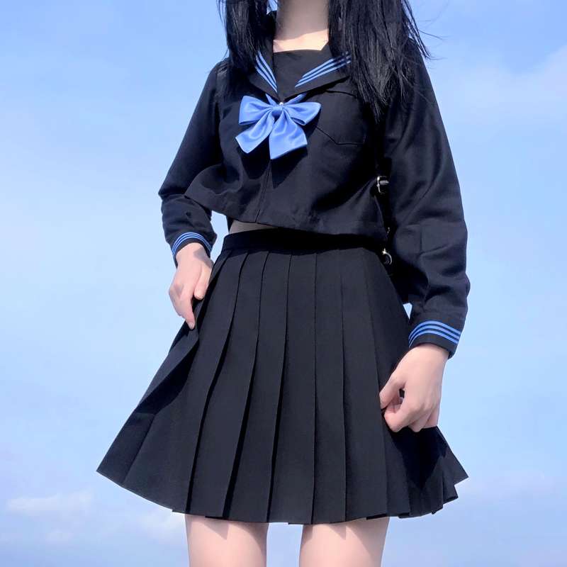 セーラー服  モダンセーラーワンピース 制服風デザイン