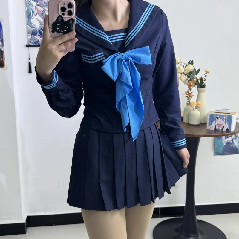 セーラー服 クラシカル リボン セーラートップス