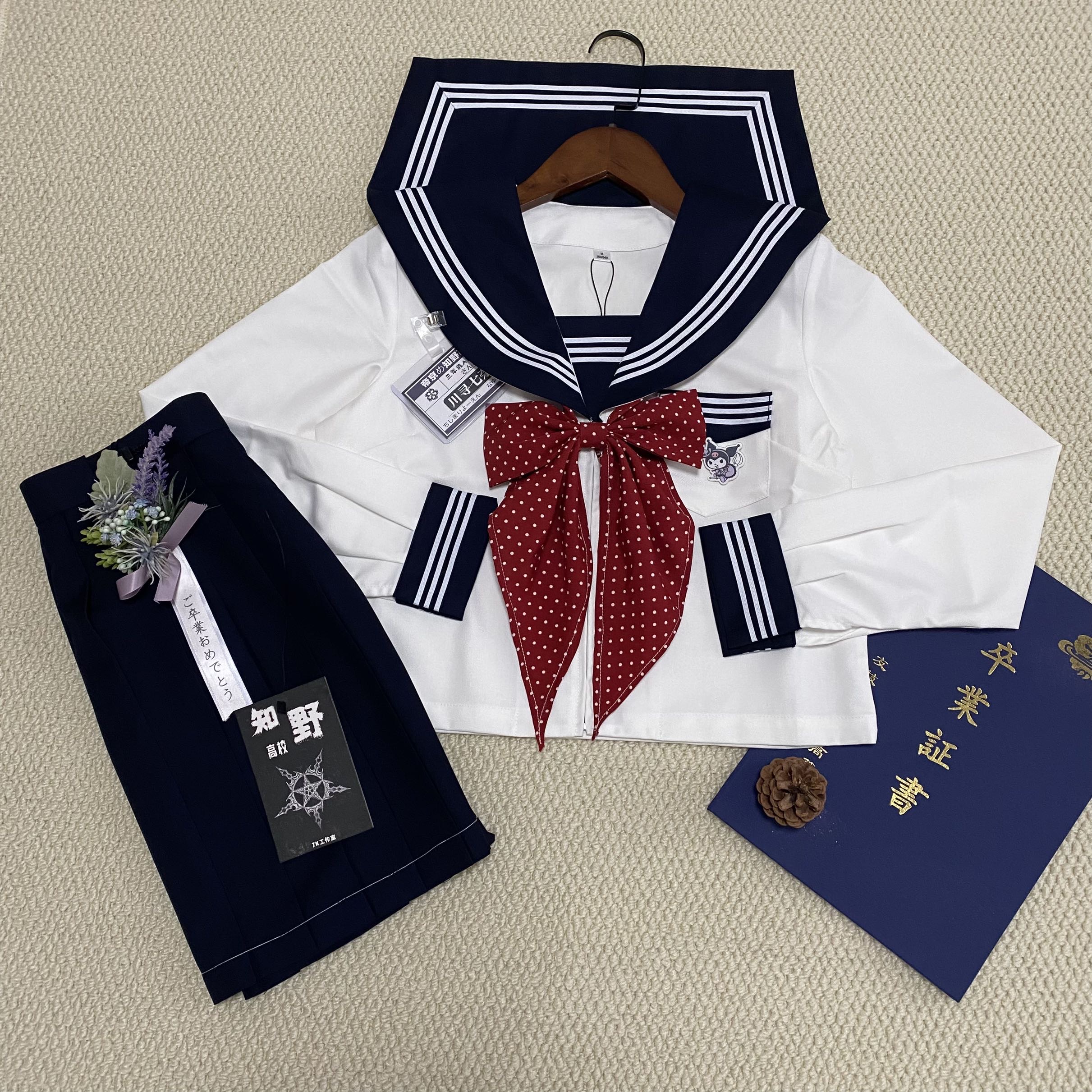  セーラー服 清楚感あふれる正統派セーラートップス