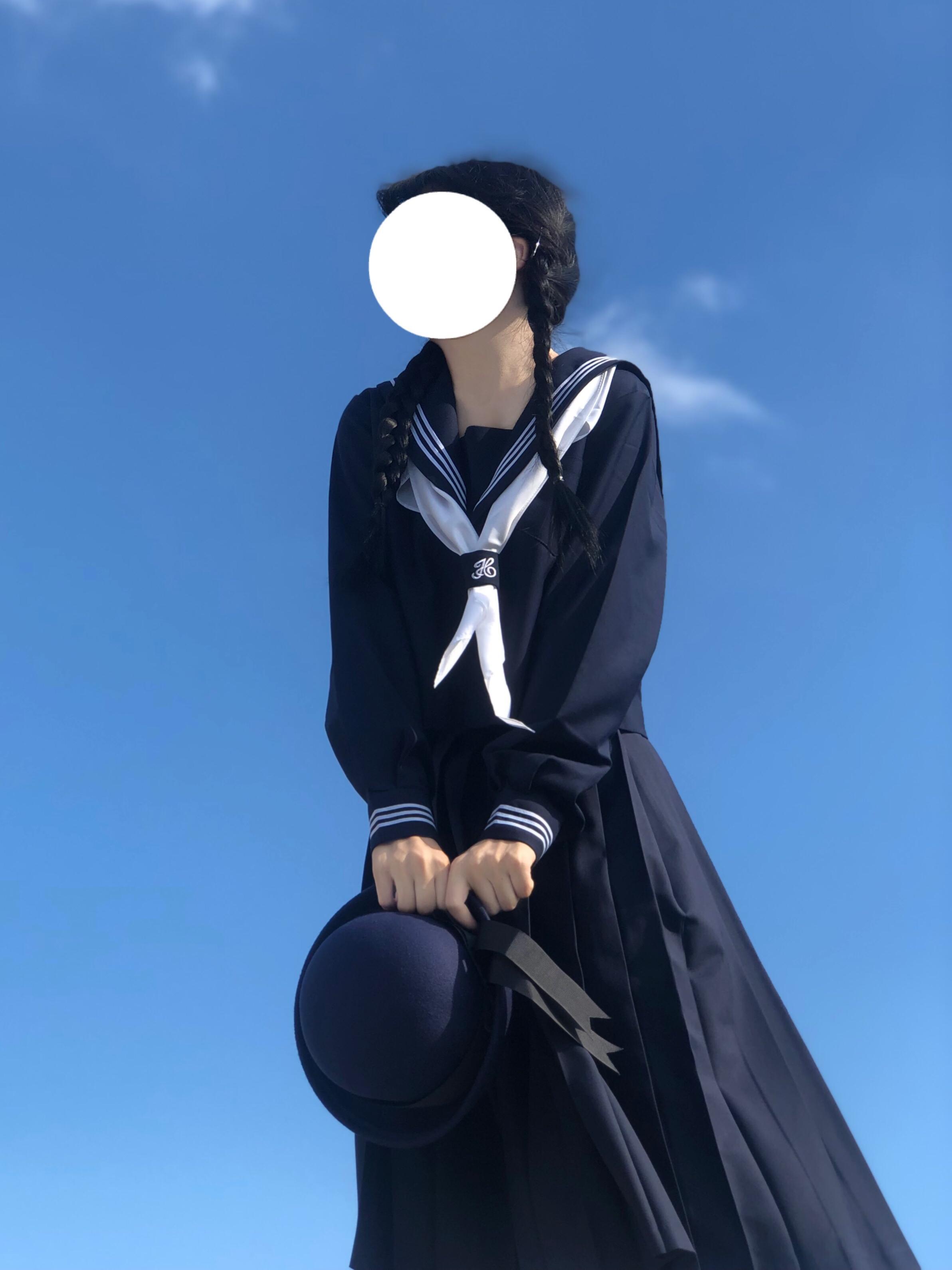 セーラー服 クラシック風マリンセーラー長袖ブラウス
