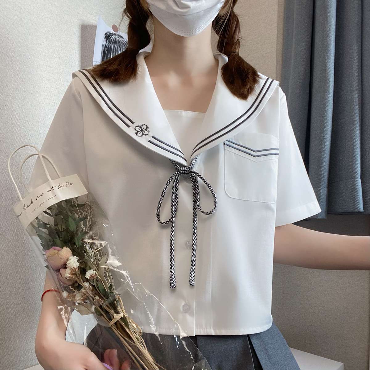 セーラー服 可愛い制服風トップス