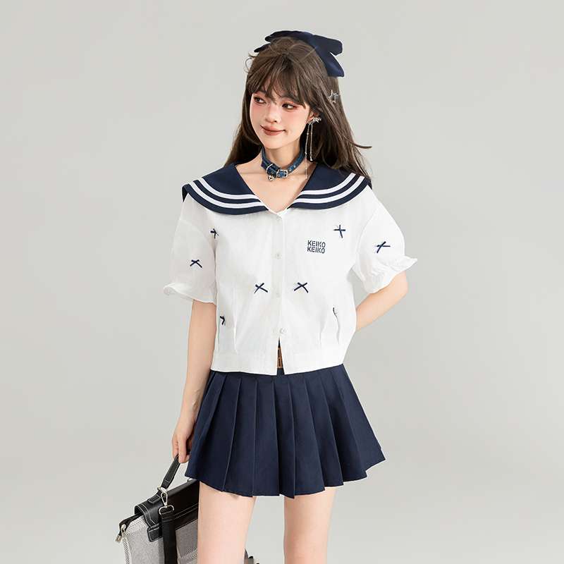 セーラー服  清楚可愛いケイコケイコセーラー風制服セット