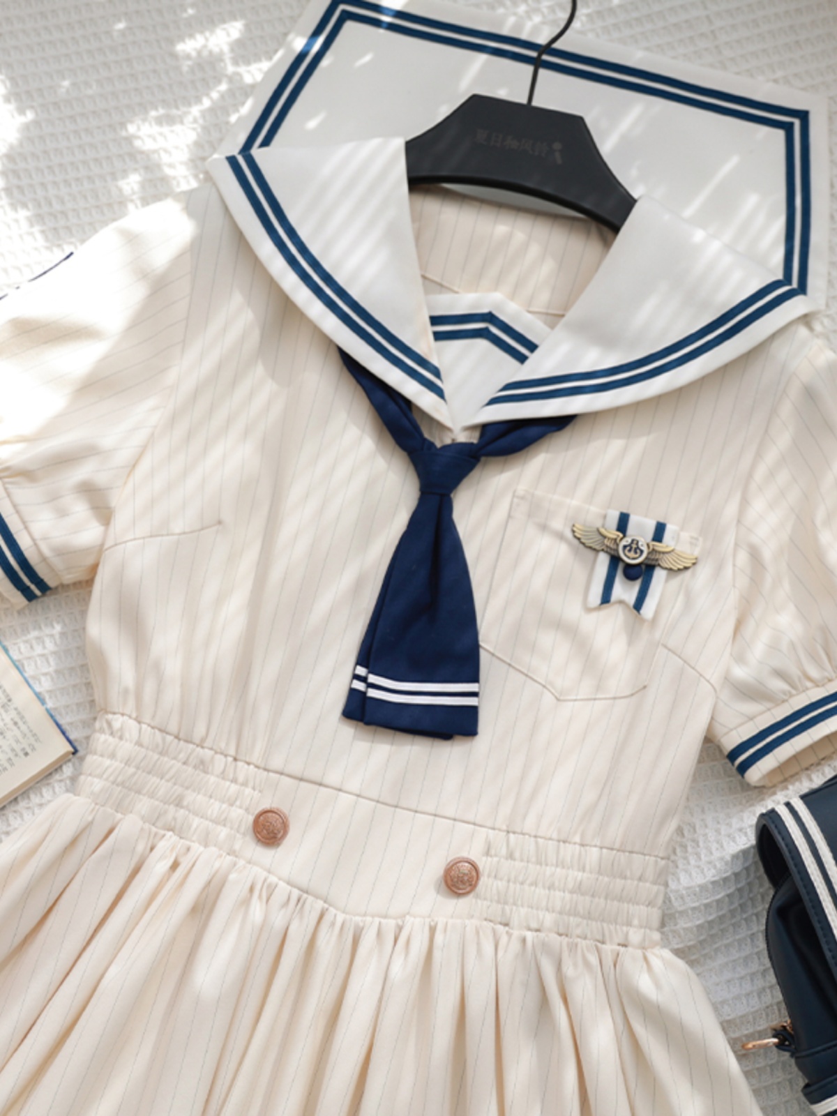 セーラー服 優雅なマリンワンピース風セーラー服