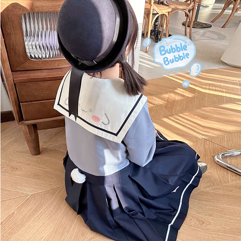セーラー服 うさぎさん刺繍入り制服スタイル