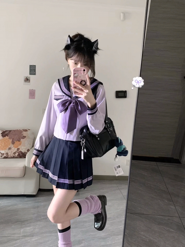 セーラー服 清楚リボン セーラーブラウス