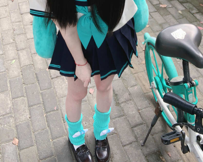 セーラー服 花模様セーラー服トップス