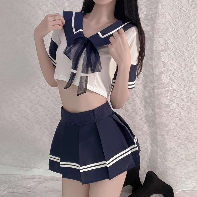 セクシーミニスカートセーラー服コスプレ衣装