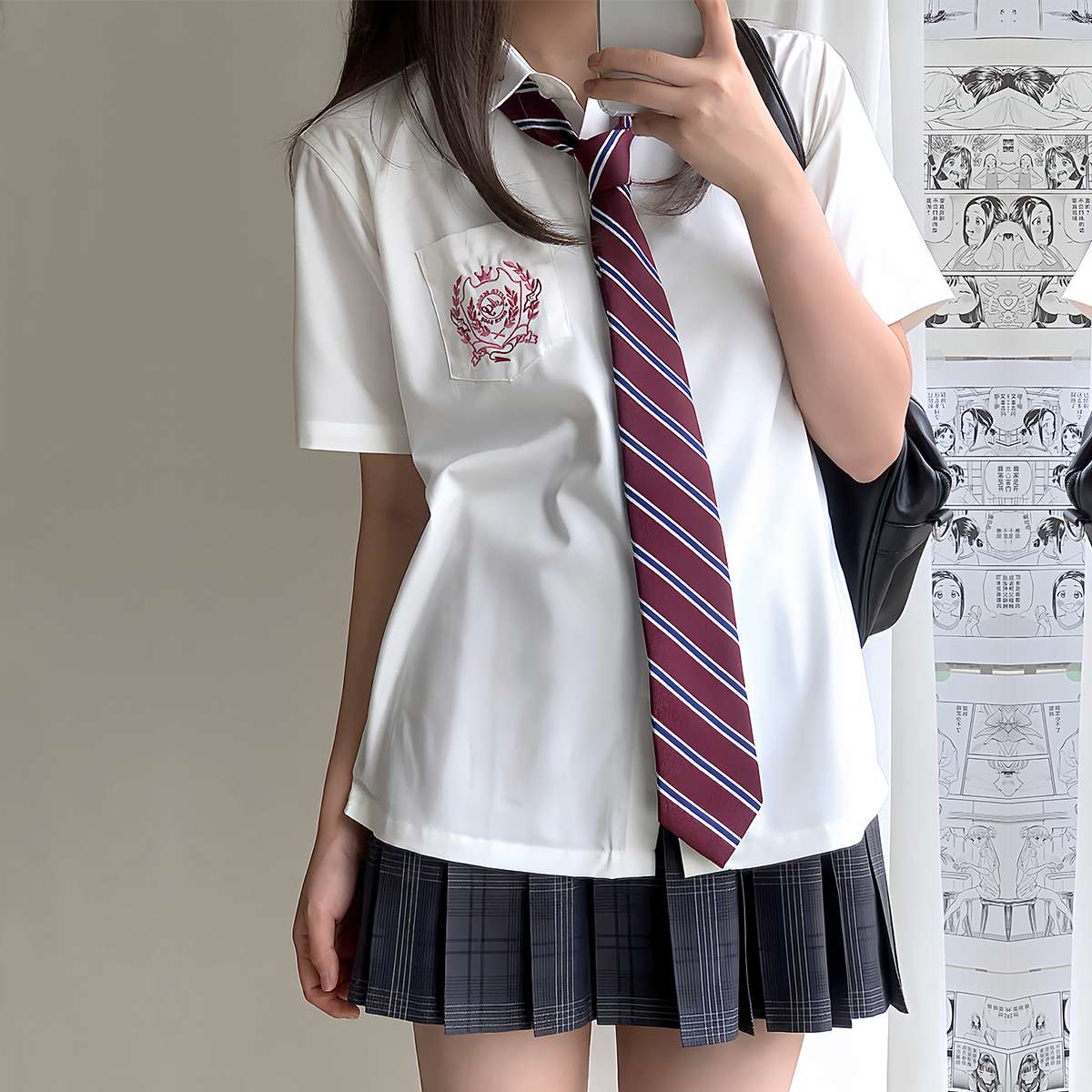 半袖シャツセーラー服 マルチカラー