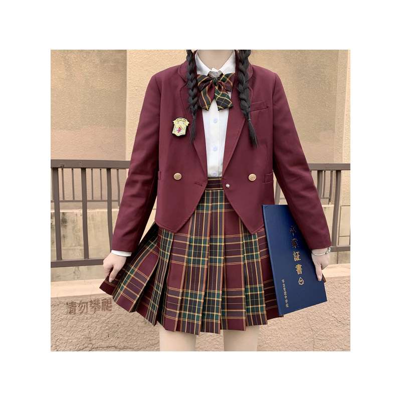 セーラー服  学園風制服 プリーツスカートセット