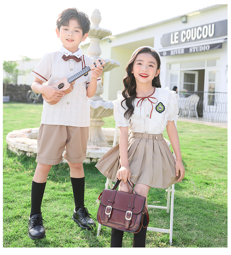 セーラー服 優雅な学院風ペアユニフォーム