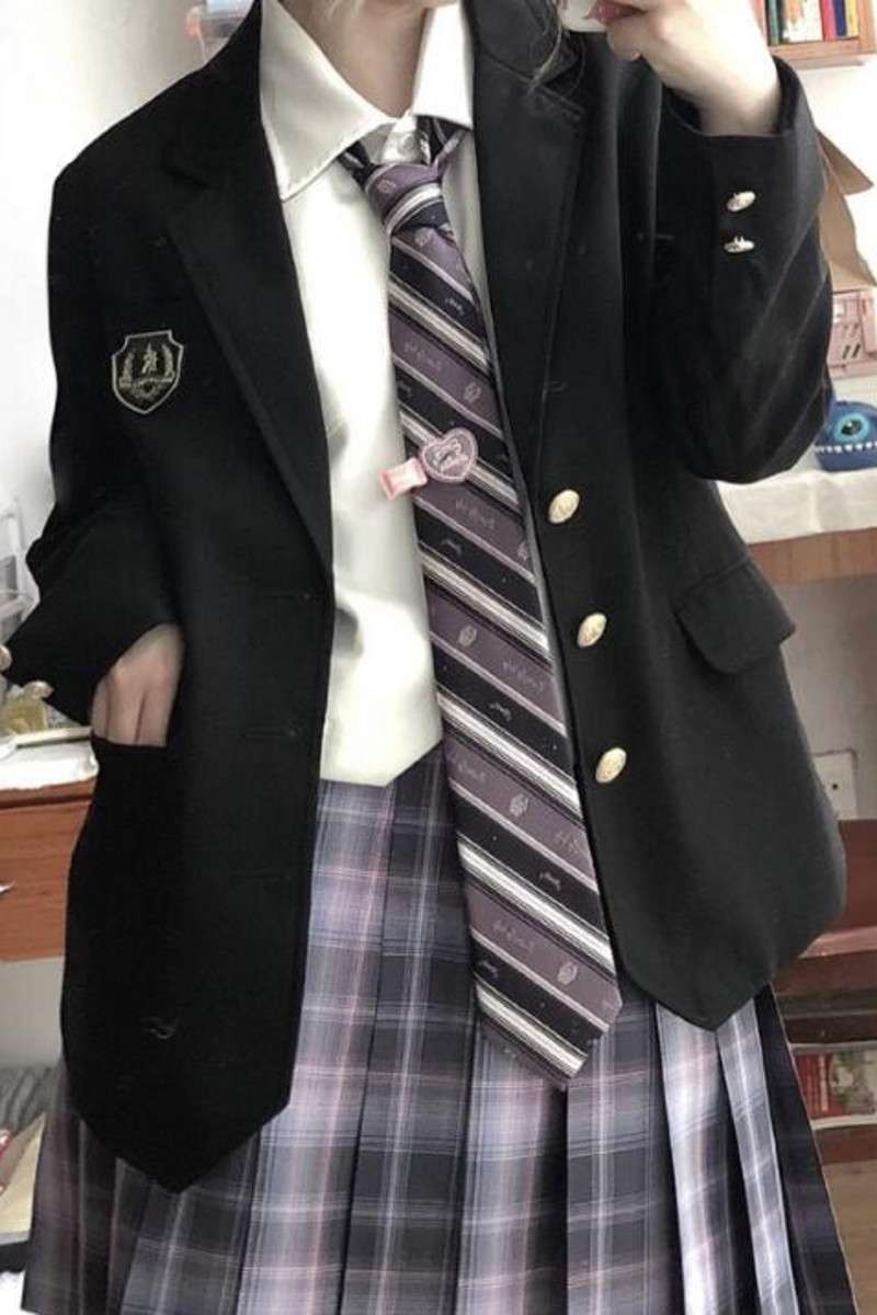 学生スーツ ジャケット レディース 秋冬風 女子学用品感覚 学生服 長袖スーツ ブラック 男女兼用