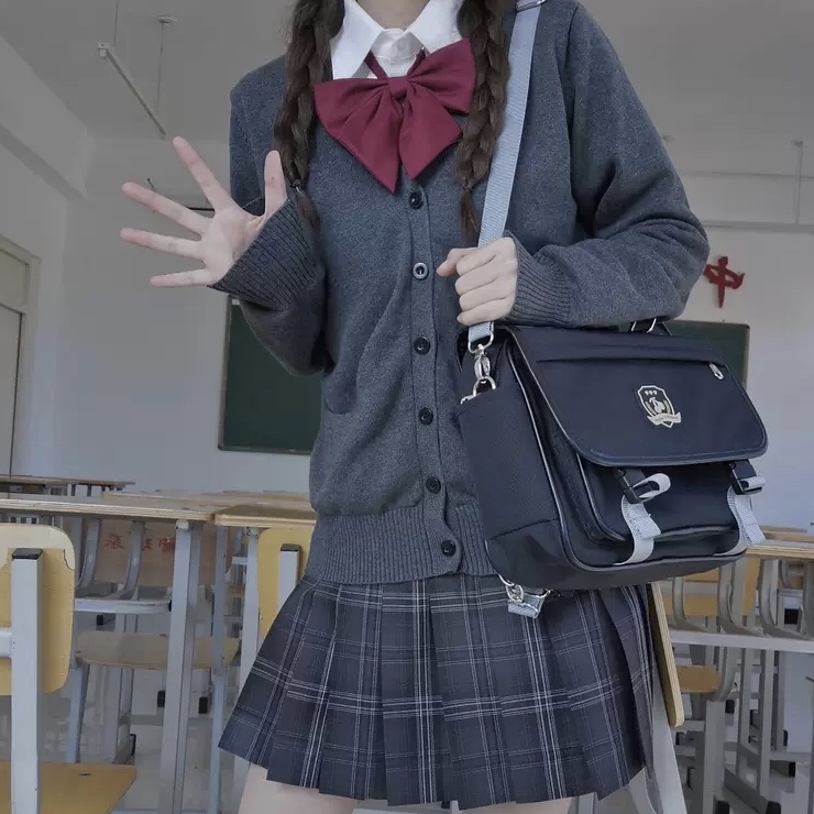 セーラー服 クラシック学園風ニットカーディガン