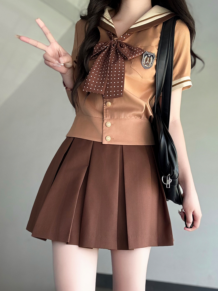 セーラー服 クラシカル水玉リボン セーラー服