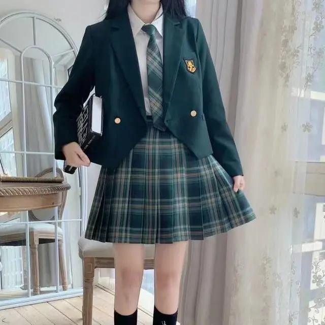 セーラー服 学院風制服ジャケットスカートセット