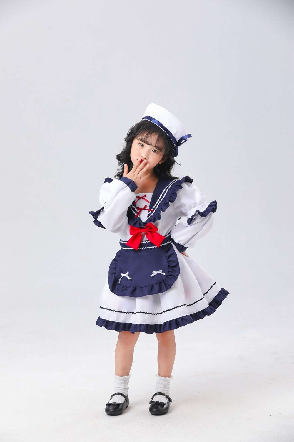 セーラー服 かわいいマリン風キッズコスチューム