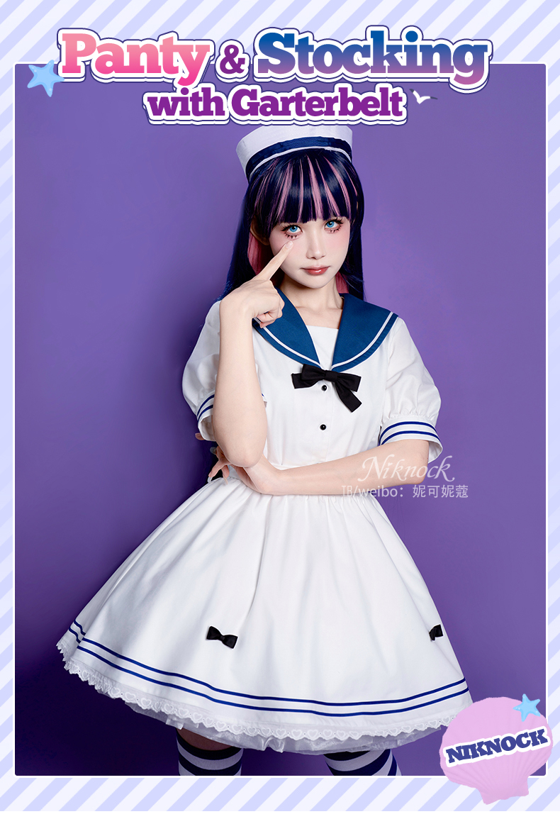 セーラー服 水兵風ロリータセーラー服ワンピース