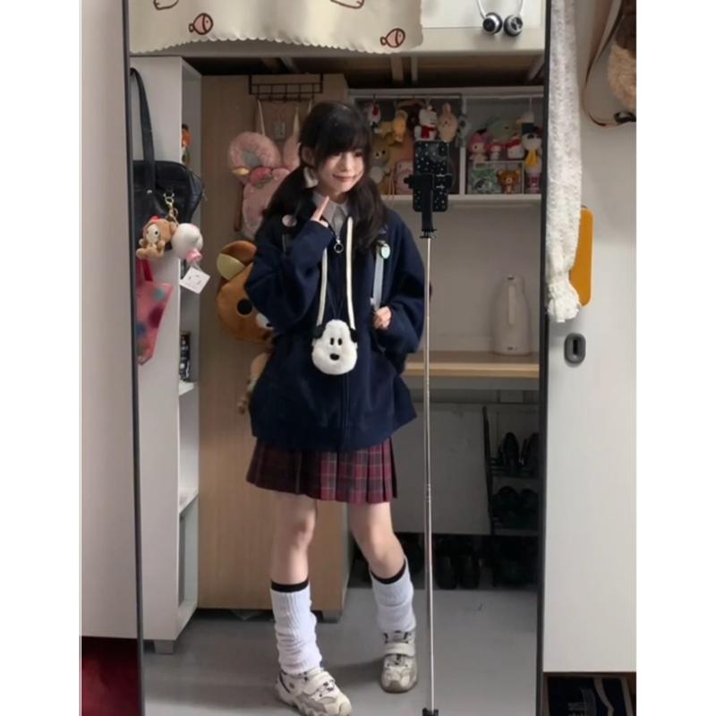 セーラー服 ゆったりルーズフィットセーラー制服カーディガン