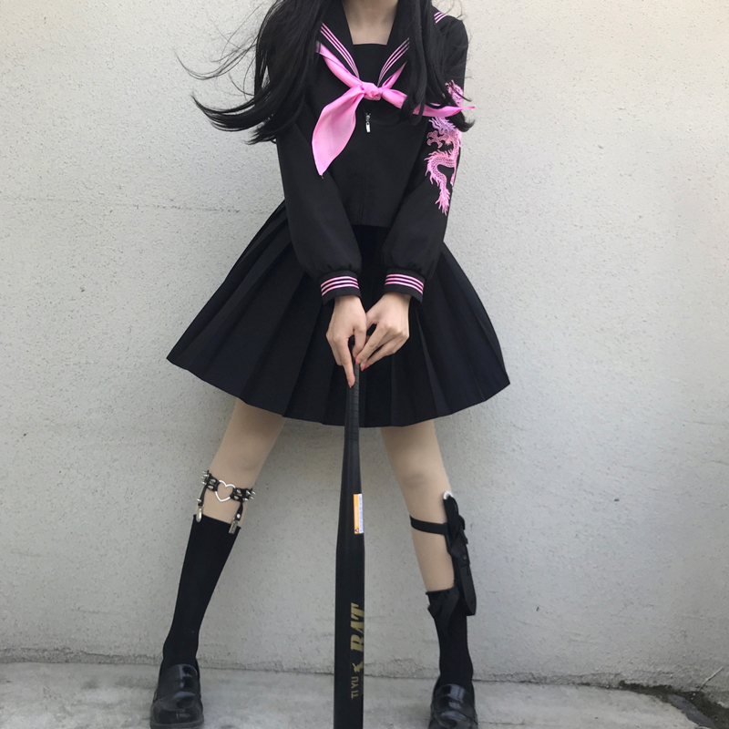 セーラー服 龍刺繍入り伝統セーラー服