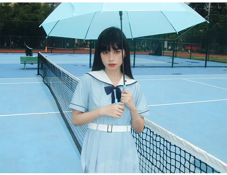 セーラー服 清楚な学園風セーラーワンピース