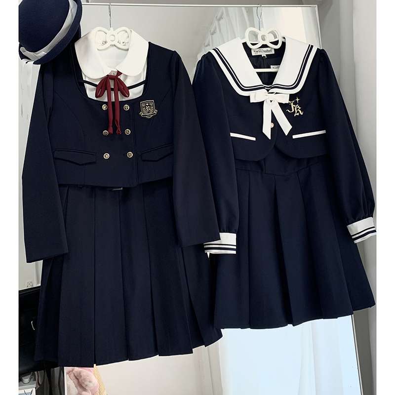 学生風クラシックセーラー服 カーディガンセット