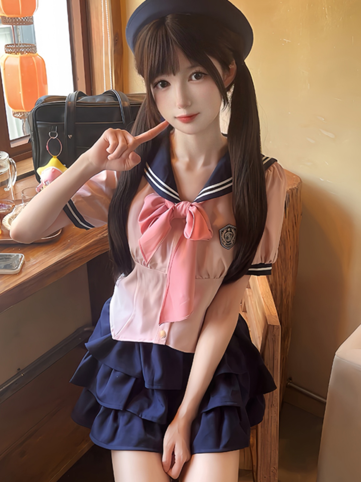 セーラー服 優美フリルセーラー制服