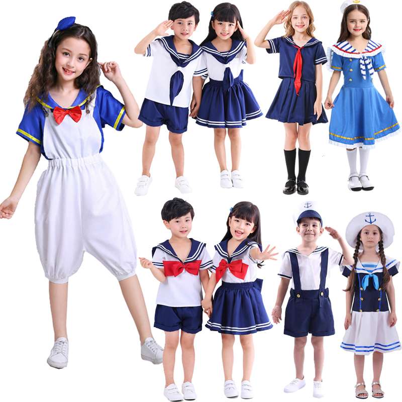 キッズ用セーラー服コスチュームセット