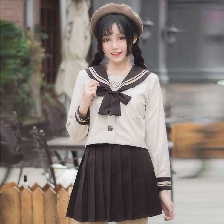 レトロ風セーラー服 制服風コスプレ衣装