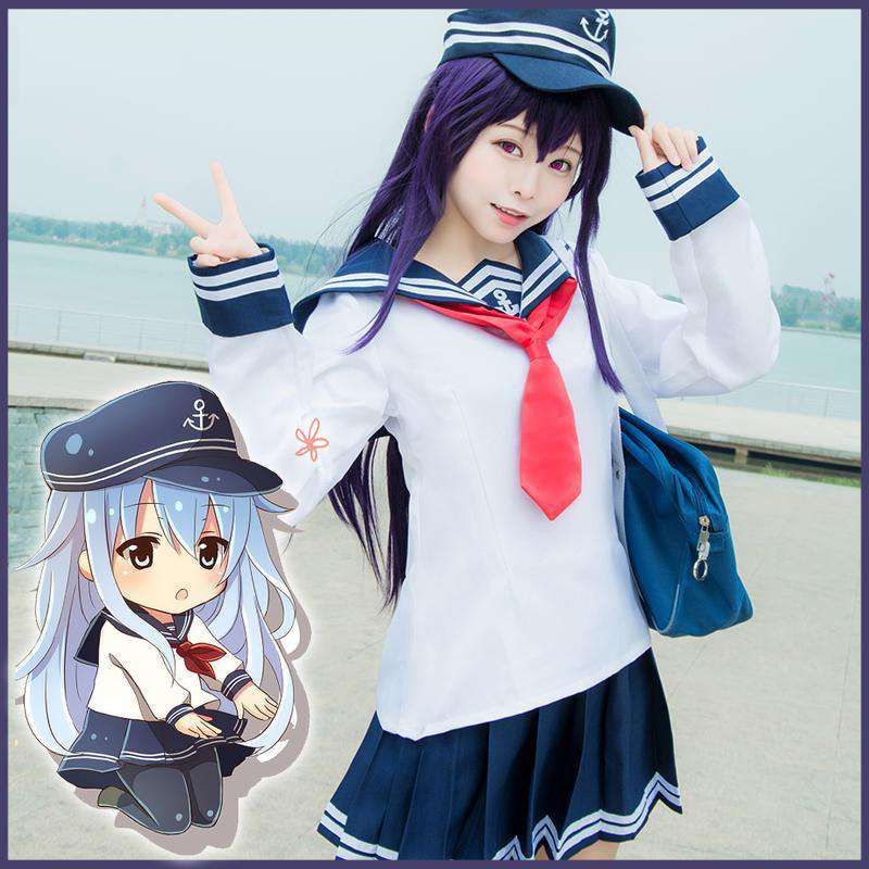 海軍風セーラー服コスプレ衣装セット