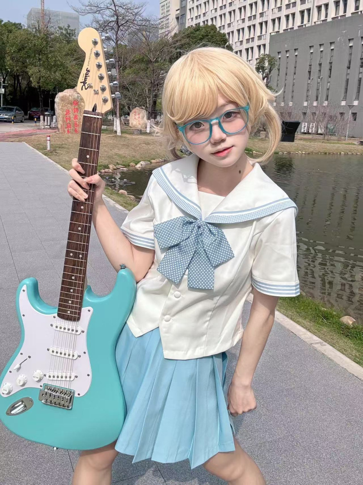 セーラー服 かわいい水兵風半袖ブラウス