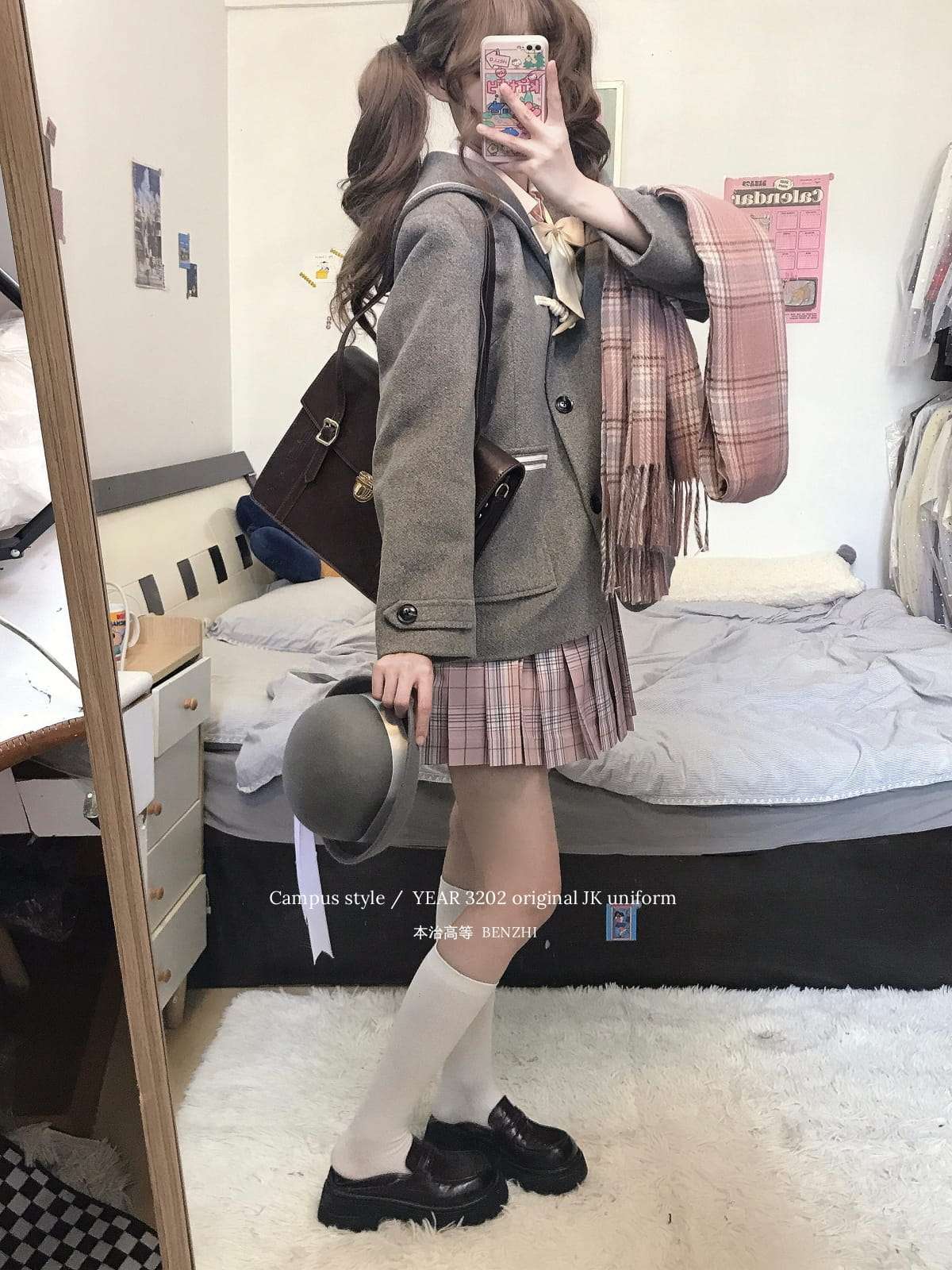 セーラー服 学生風コート カーディガン