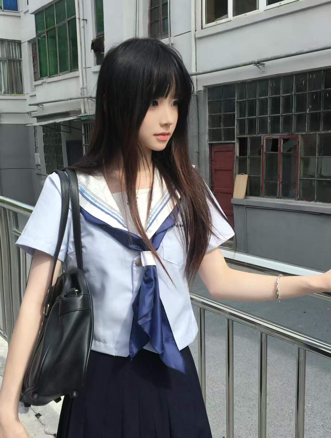 セーラー服 清楚系夏服セーラー