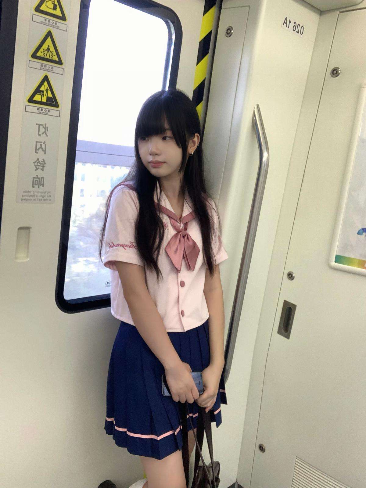 春色ピンク セーラー服セット