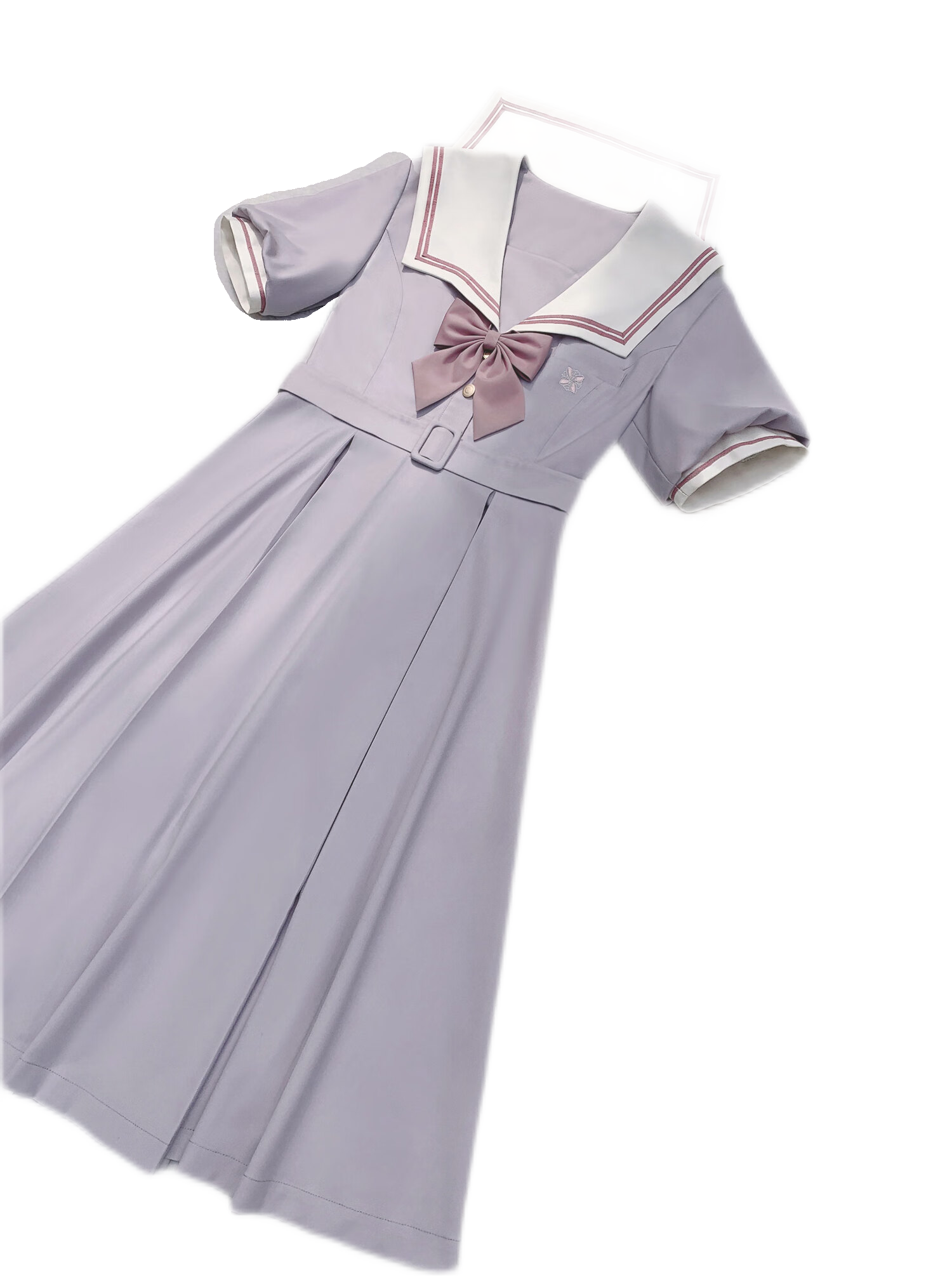 セーラー服 清楚な雰囲気のセーラーカラーワンピース