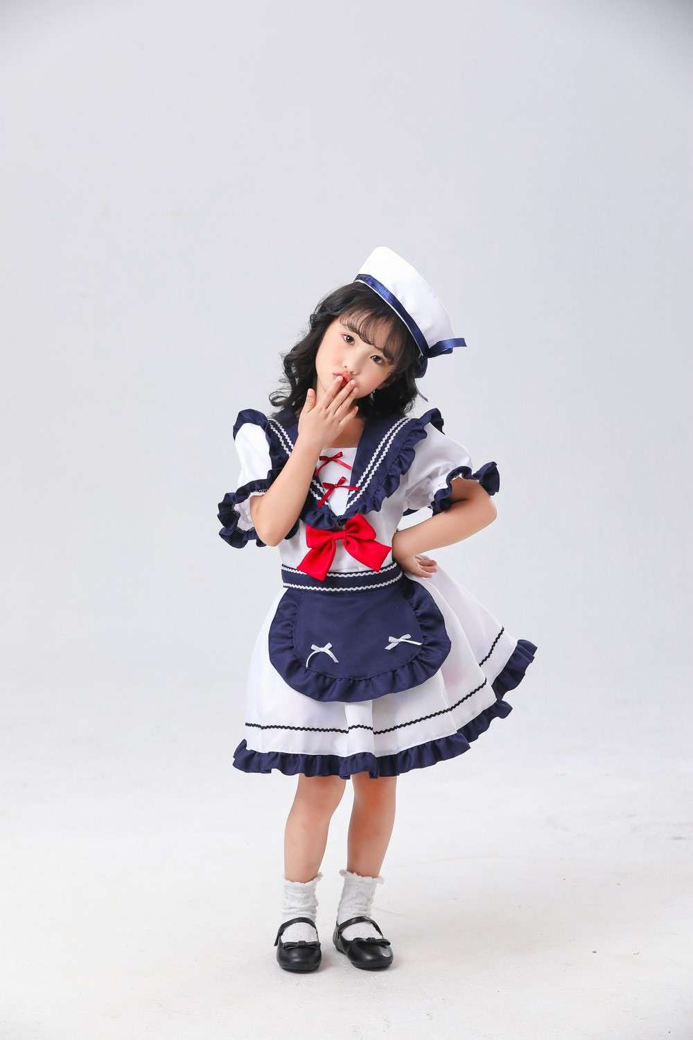 セーラー服 かわいいマリン風キッズコスチューム