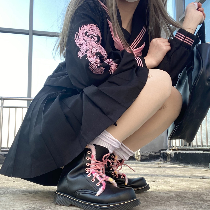 セーラー服 龍刺繍入り伝統セーラー服