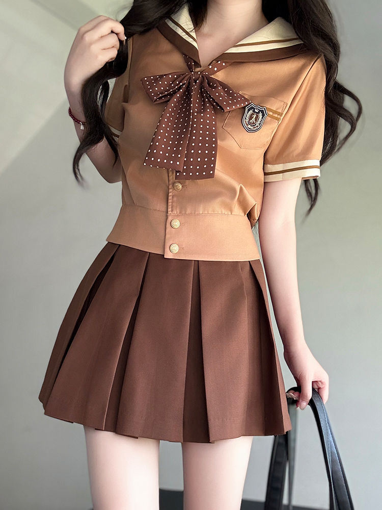 セーラー服 クラシカル水玉リボン セーラー服