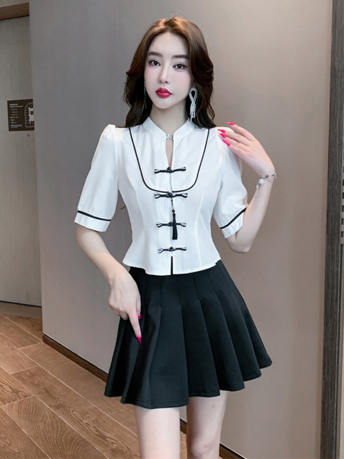 セーラー服 チャイナ風セーラー制服セット