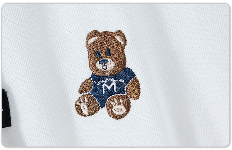 セーラー服 クマモチーフ付きセーラーワンピース