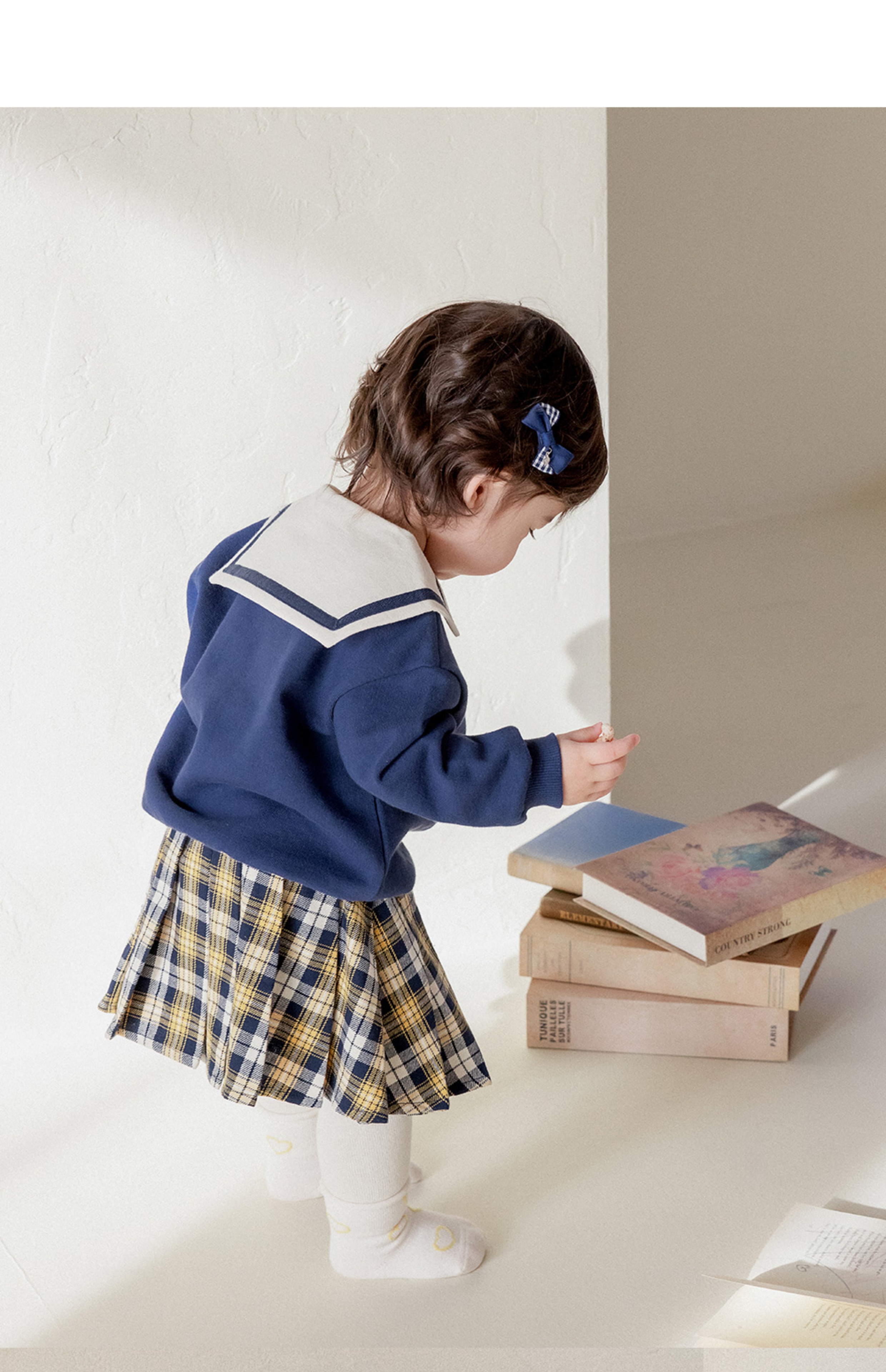 セーラー服 ハートワッペン幼児用セーラーワンピース
