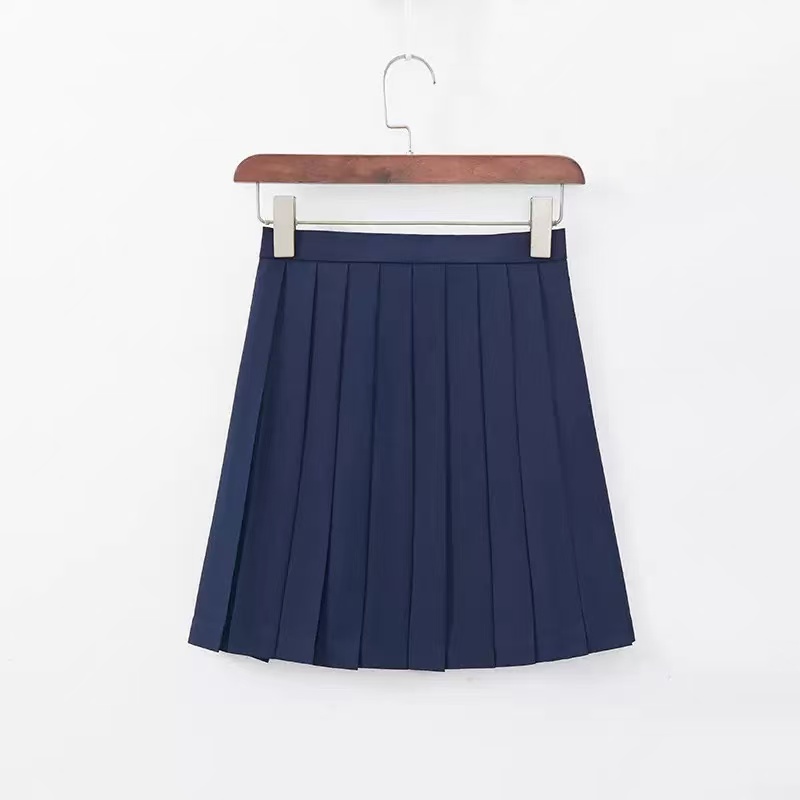 セーラー服 清楚リボン付きショート丈セーラートップス
