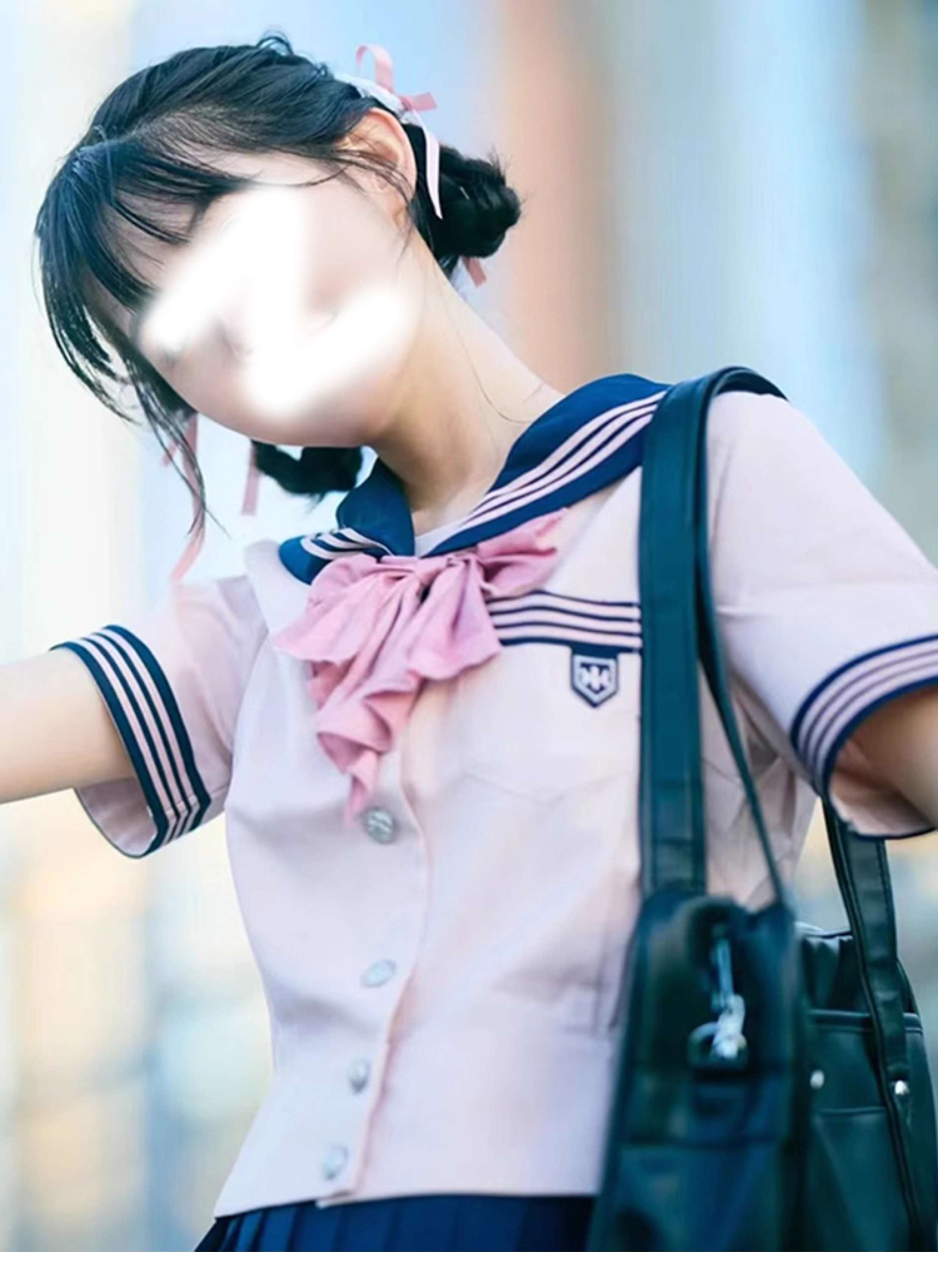 ピンクセーラー服 学園風制服