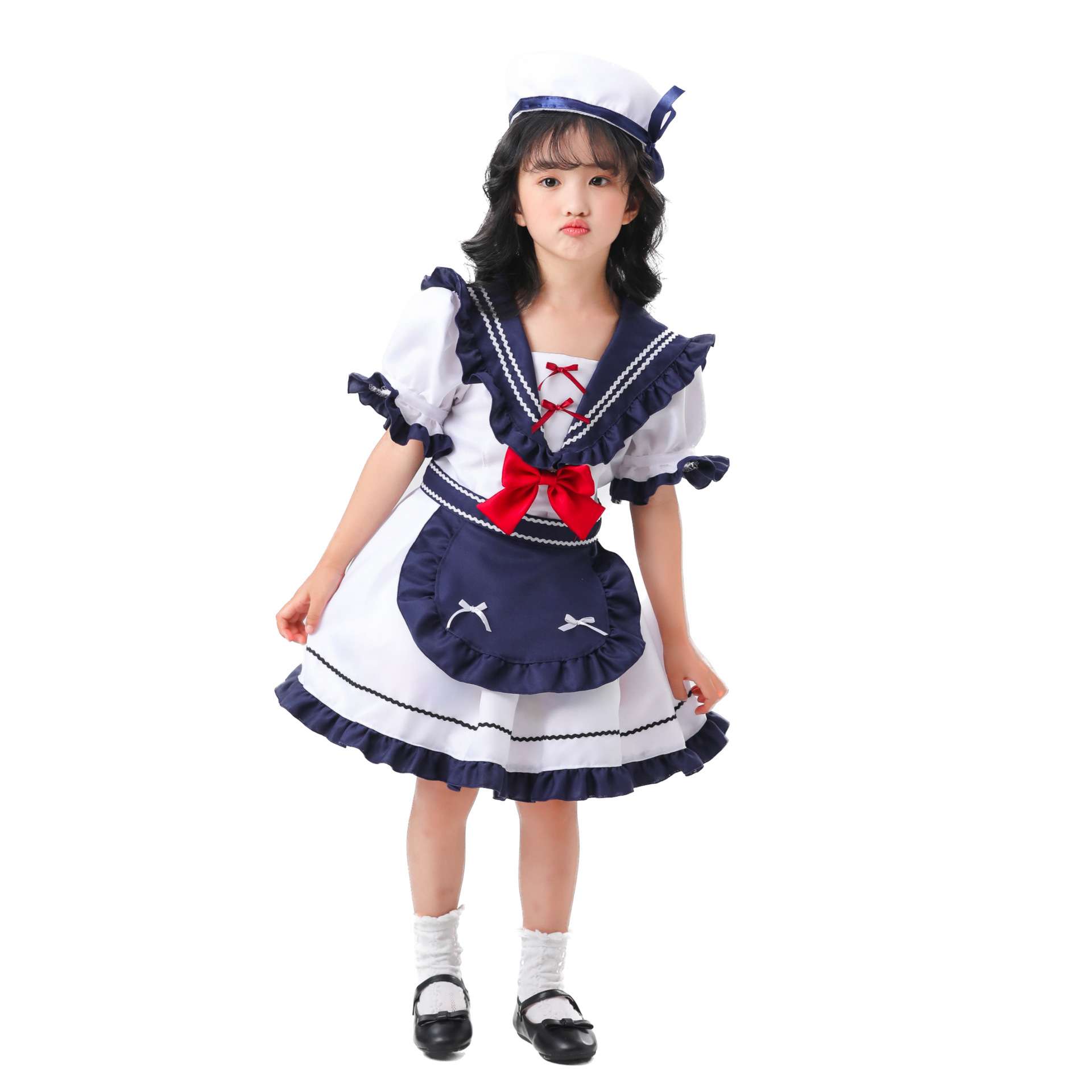セーラー服 かわいいマリン風キッズコスチューム