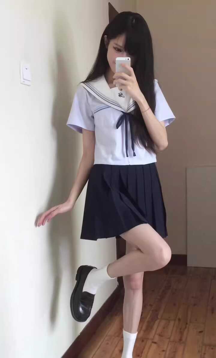 セーラー服 清楚系リボン襟セーラー制服