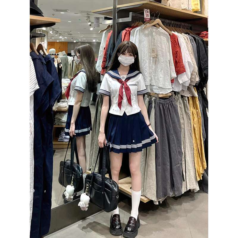 セーラー服  JK制服風セーラーブラウス