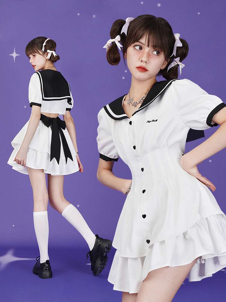 セーラー服  星空セーラーガール ミニワンピース