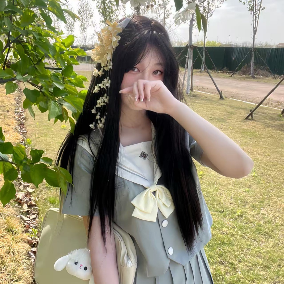 セーラー服 清楚リボン飾り半袖セーラートップス