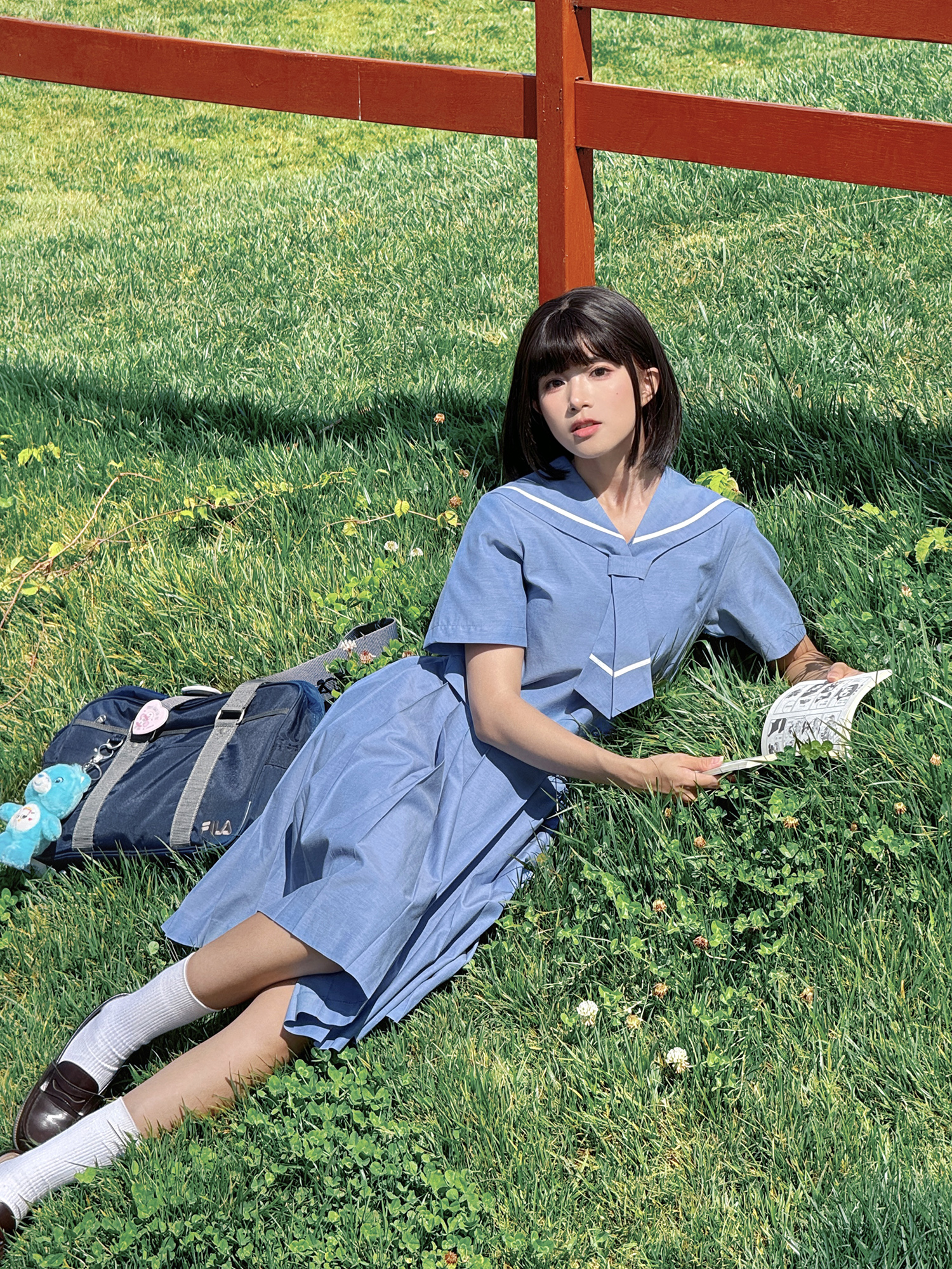 セーラー服 清涼感漂う爽やかセーラー半袖